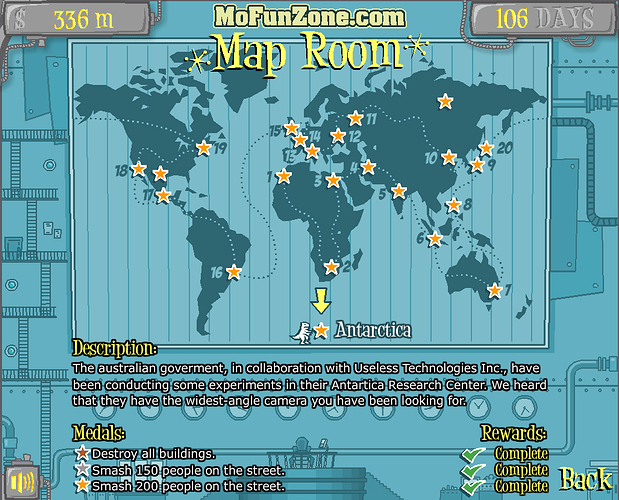 Days of Monsters - Map