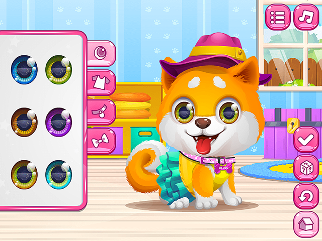 Y8 Games on X: Enjoy fun mini-games and dress up this cute puppy