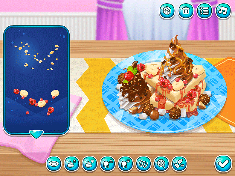 Yummy Waffle Ice Cream 🕹️ Play Now on GamePix