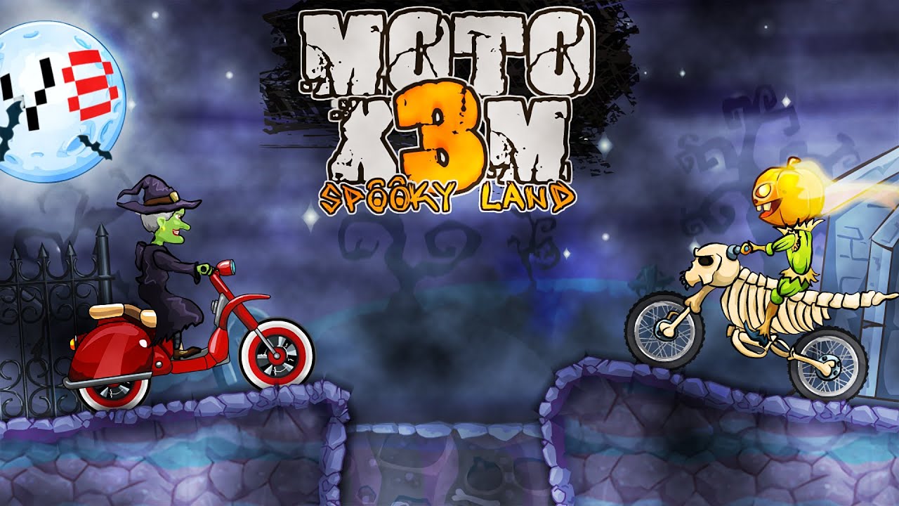 Moto X3M Spooky Land - Free Online Games