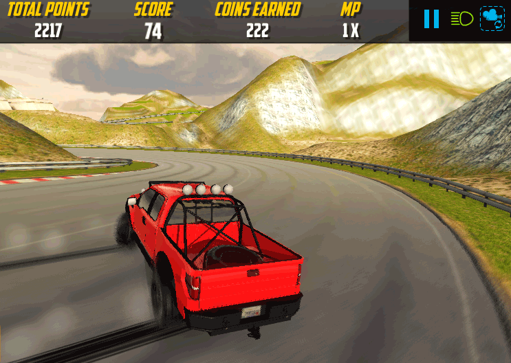 Burnout Drift: Hilltop - Car Games