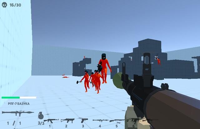 🔫 Funny Shooter: Eliminate enemies in this fun 3D FPS Shooter