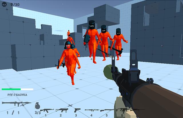 🔫 Funny Shooter: Eliminate enemies in this fun 3D FPS Shooter