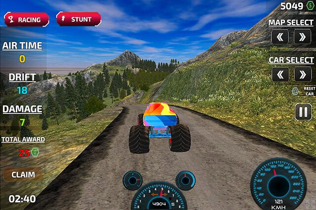 Monster Truck Racing - Driving Simulator Games