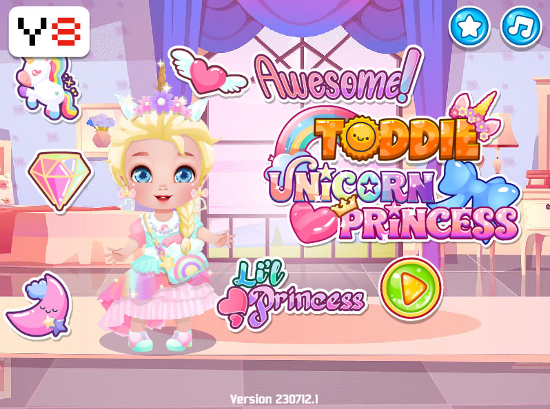 Toddie Unicorn Princess: A Colorful Fairy Game - Players - Forum - Y8 Games