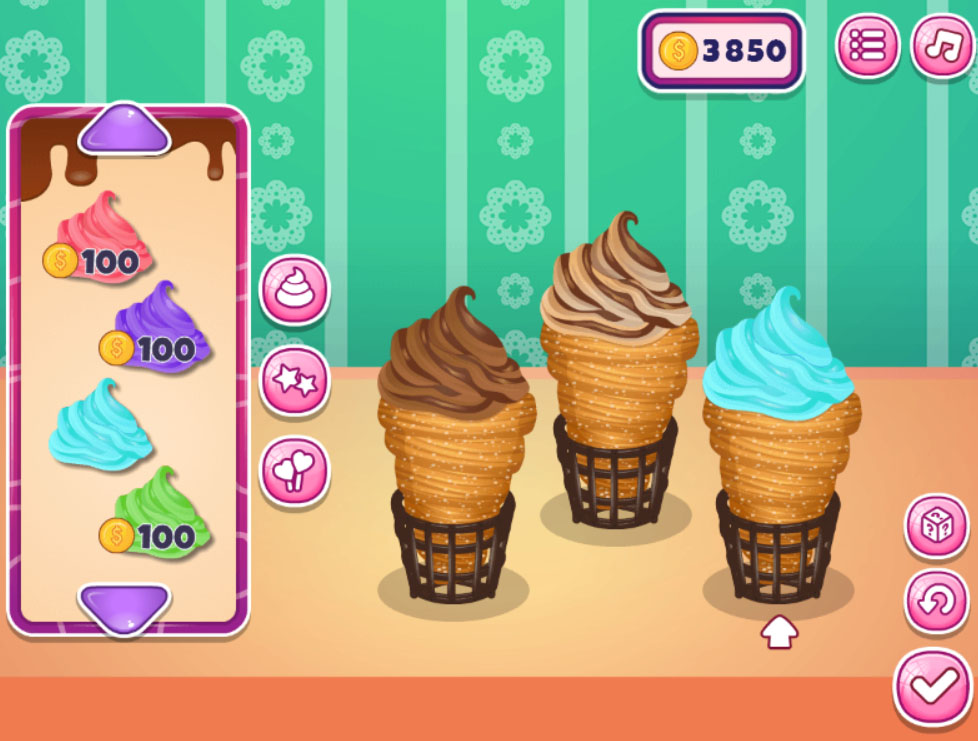 Yummy Churros Ice Cream - Play Yummy Churros Ice Cream Game Online