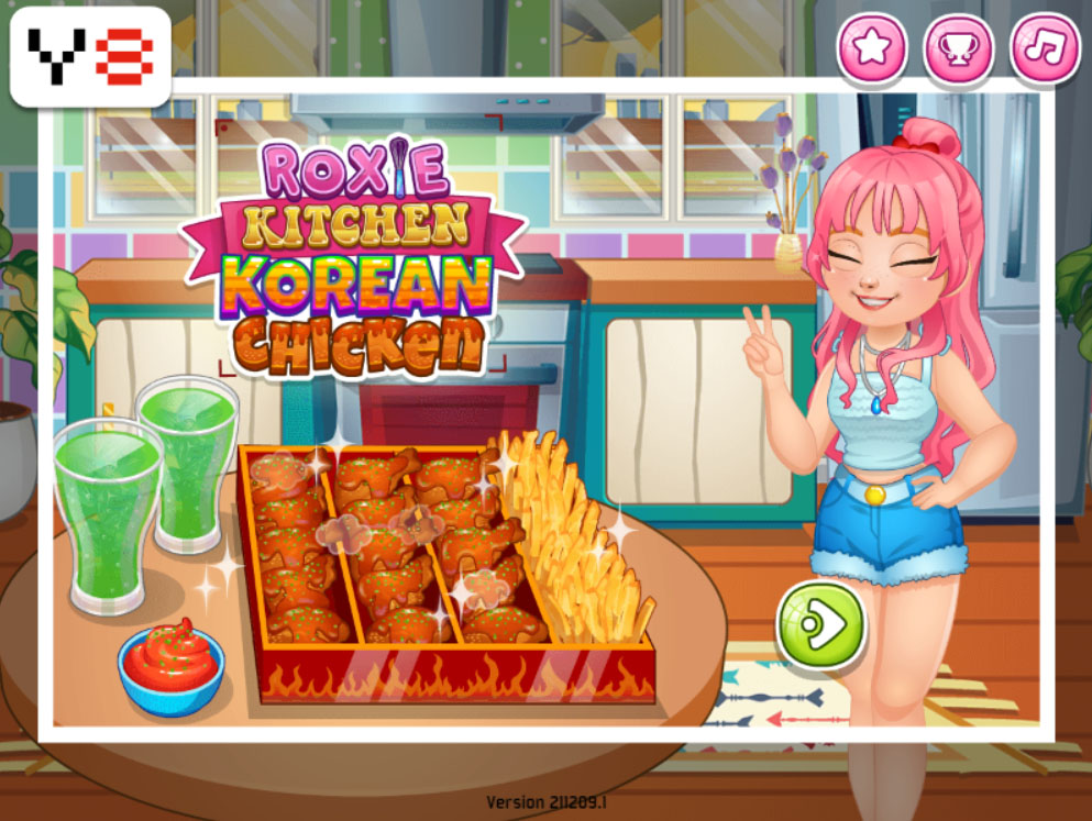 Roxie's Kitchen: Korean Chicken  Play Now Online for Free 