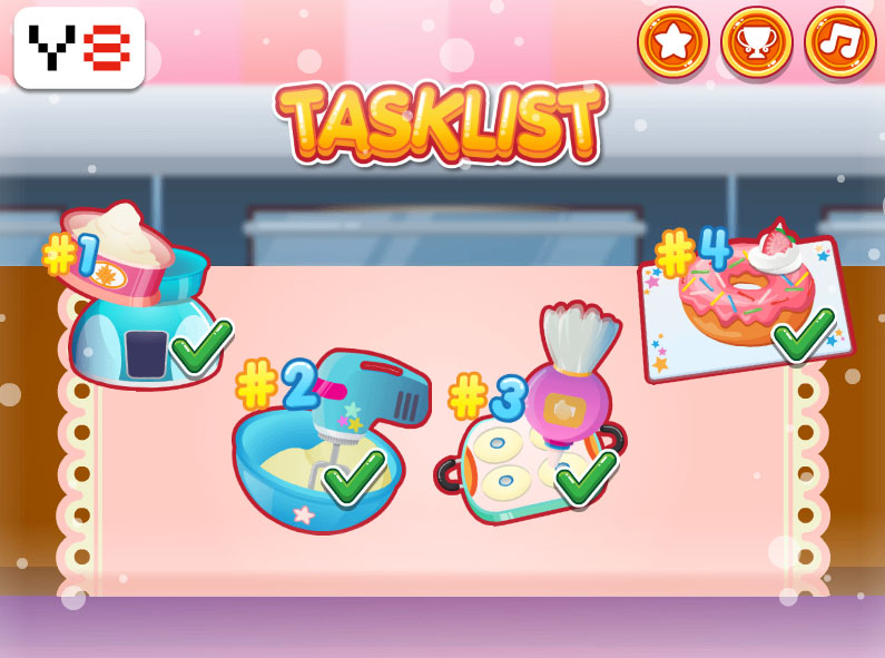 Yummy Donut Factory - Jogo para Mac, Windows (PC), Linux - WebCatalog