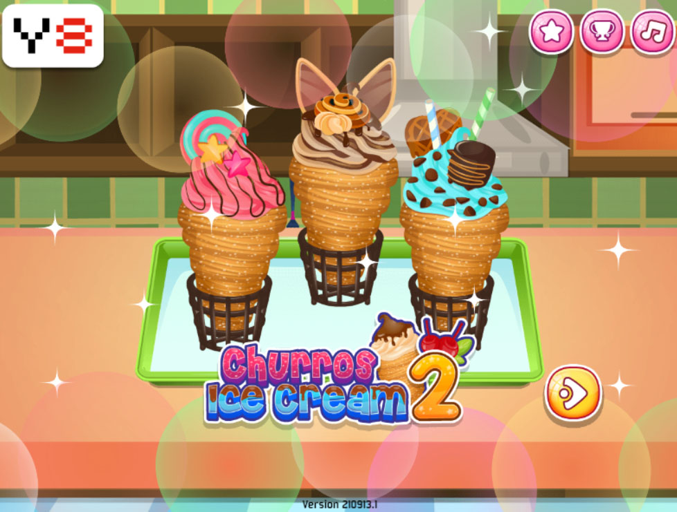 Yummy Churros Ice Cream 🕹️ Play on CrazyGames